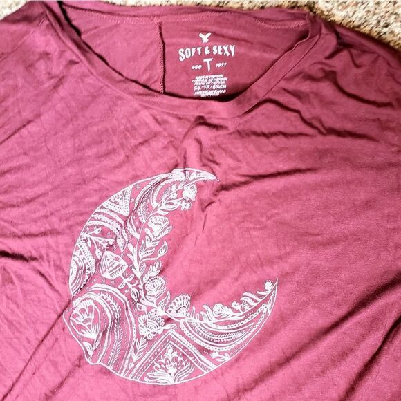 Soft & Sexy | Floral Crescent Moon Swing Shirt - Picture 3 of 3